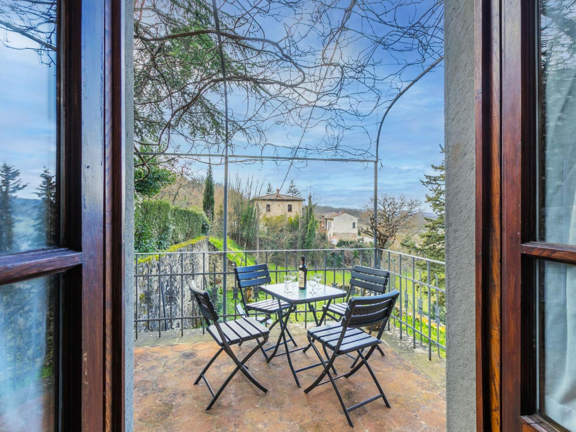 Holiday Home La Terrazza By Interhome Radda in Chianti Bagian luar foto